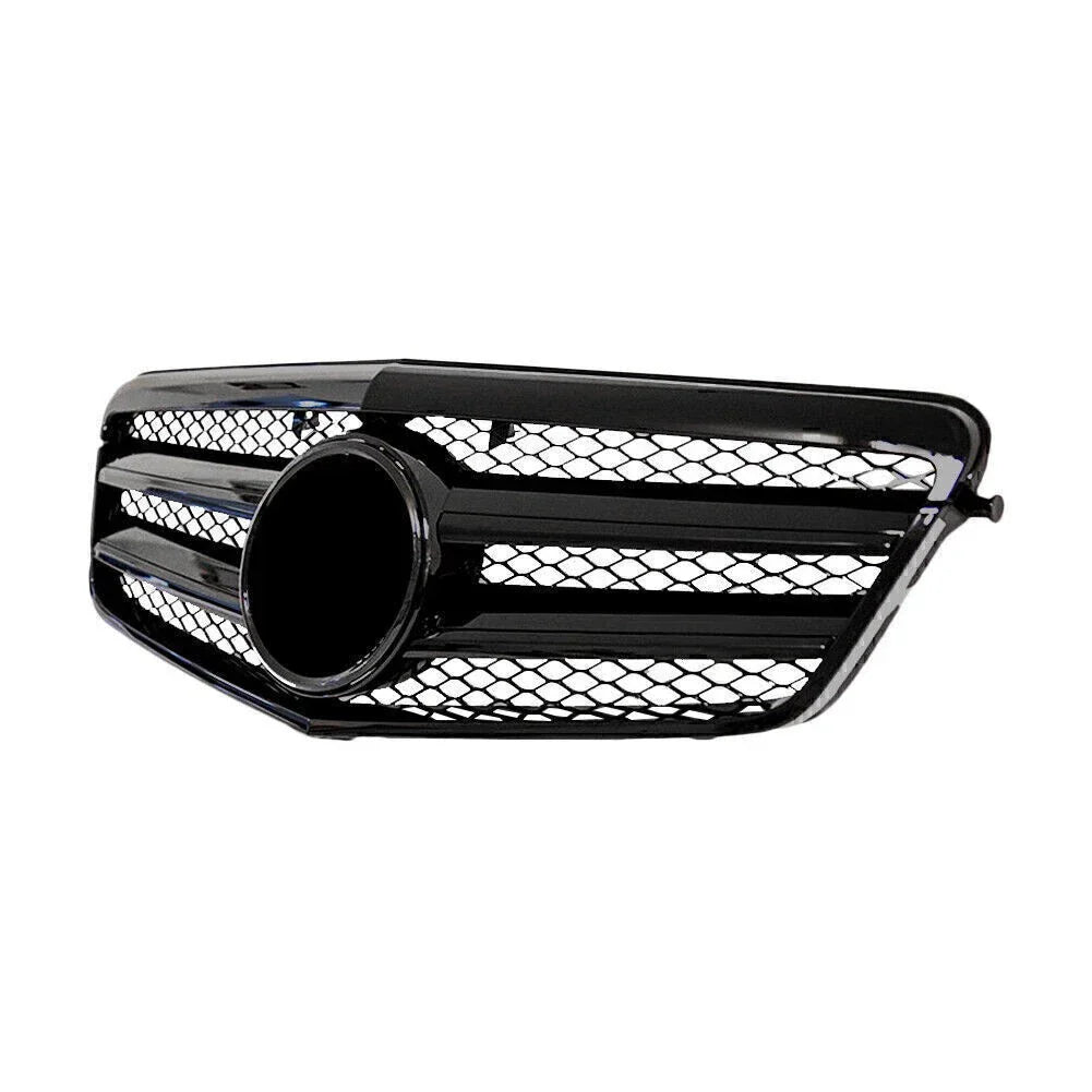 Shiny Black Front Grille for 2009-2010 Benz E-Class E63 E250 E550 E350 4DR