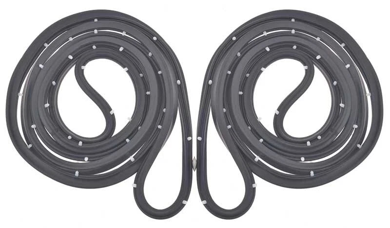 Door Frame Weatherstrip Seals Replacement Kit for 1961-1964 GM Full Size Sedan