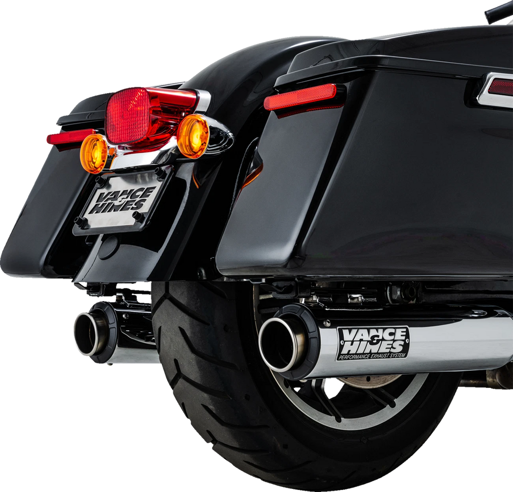 Vance & Hines Supersport Slip-On Mufflers for Touring (16721) - Chrome