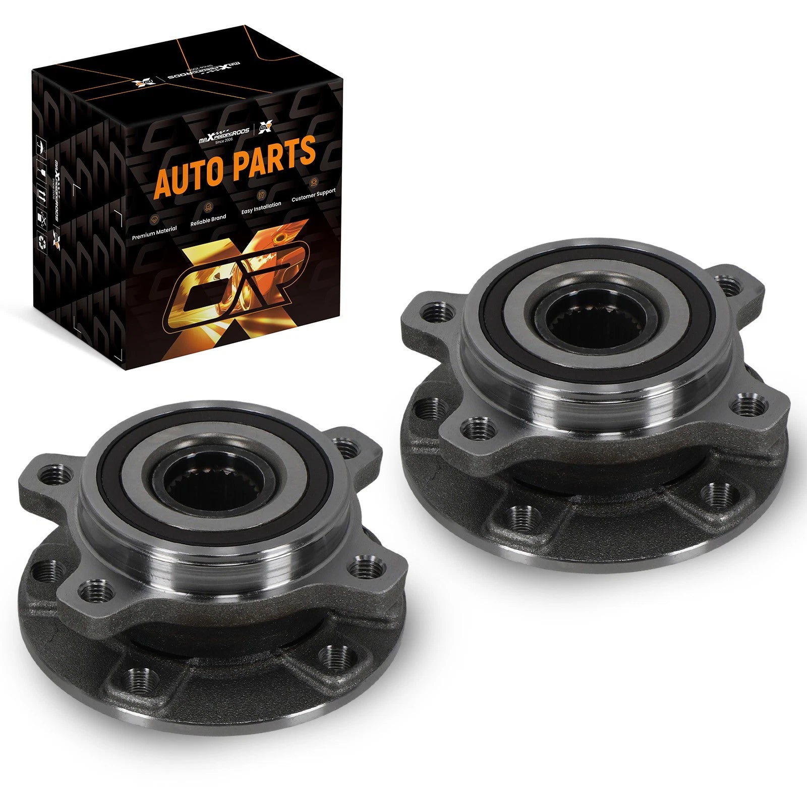 Front LH RH Wheel Hub Bearing Pair for Jeep Cherokee KL (2014–2023) 513349