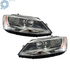 Set of 2 Halogen Headlights for Volkswagen Jetta (2011–2018)