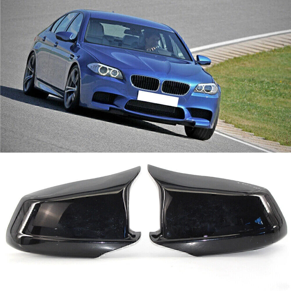 Mirror Casing Cover for BMW 5 Series F10 (2010–2013) M5 M Style Glossy Black