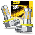 H11 H9 H8 LED Fog Light Bulbs 3000K 5000LM for Universal Fit (Year Range)