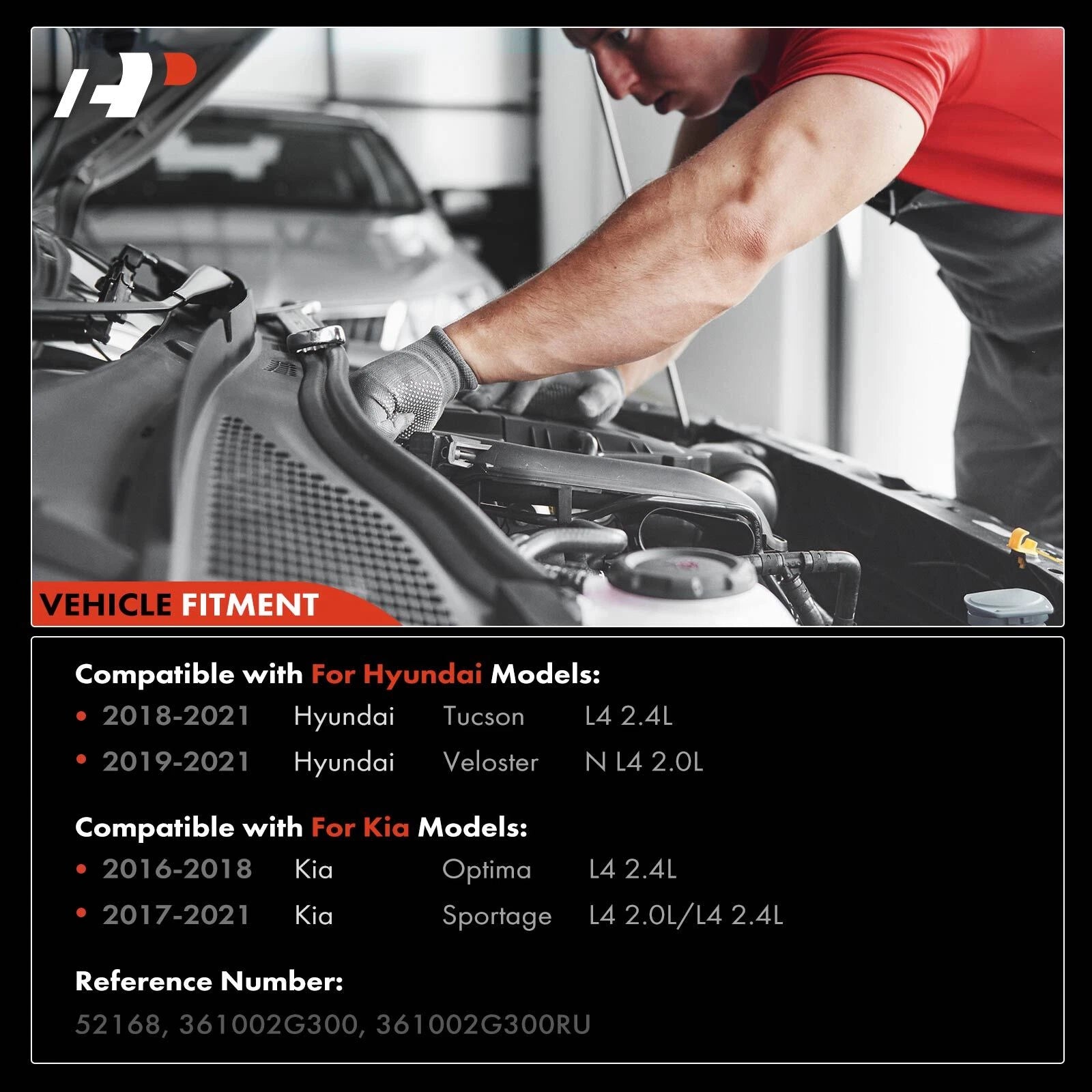 Starter for Kia Optima Sportage Hyundai Tucson (2016–2018)