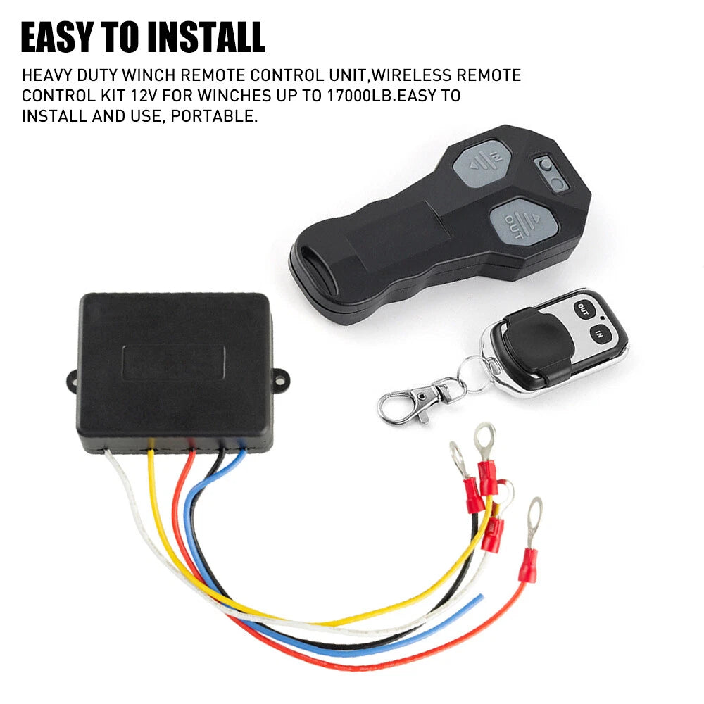 12V Wireless Remote Control Kit for Car Truck Jeep ATV Winch (YYYY–YYYY)