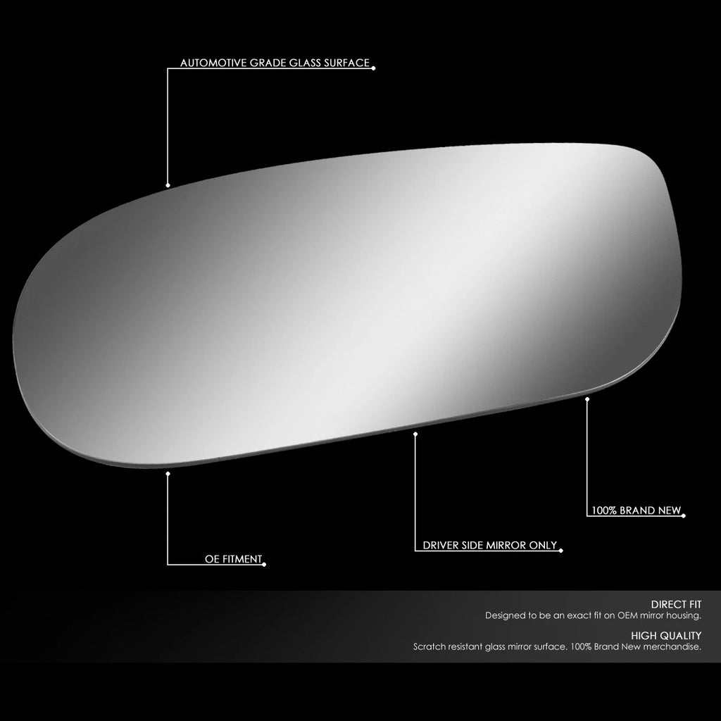 Left Side Rear View Mirror Glass for Buick Park Avenue (1998–2005)