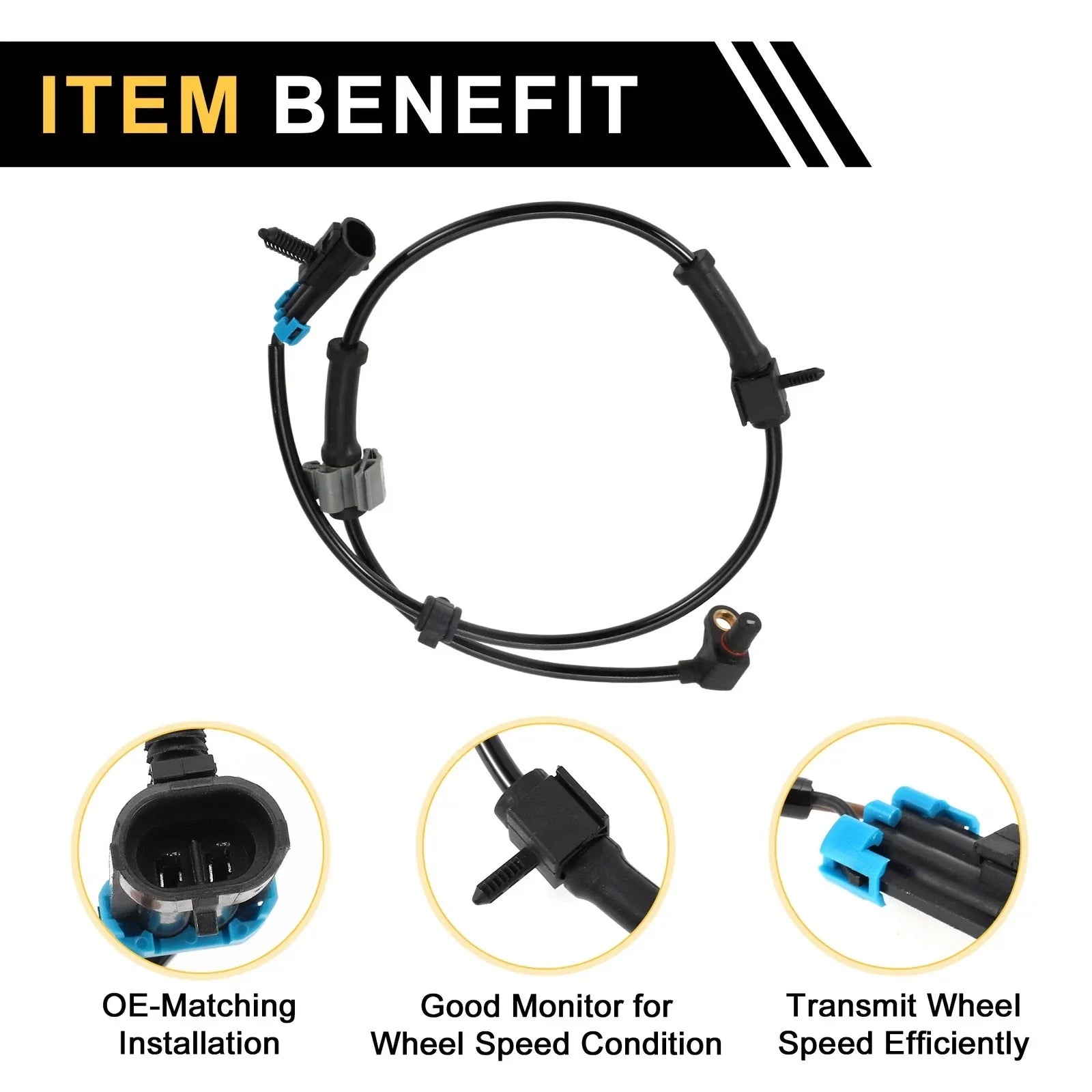 ABS Wheel Speed Sensor for Chevrolet Silverado 2500 (1999-2000) 1 x Front Left/Right