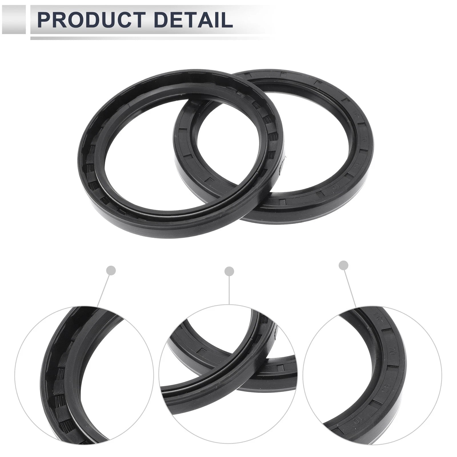 Set of 5 Oil Seal Rotary Shaft Seal 70x90x10mm for Various Models