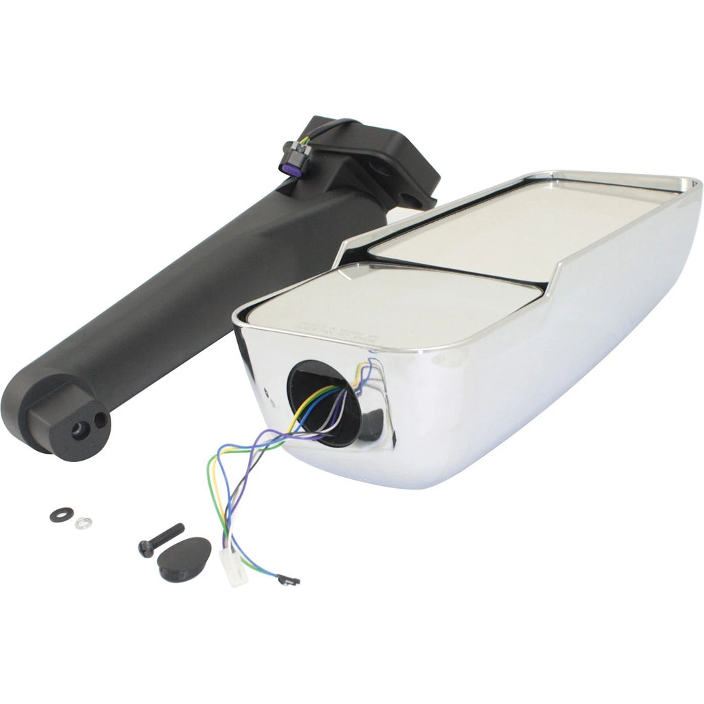 Passenger Side Power Heated Chrome Mirror for Chevrolet C4500 Kodiak (2003–2009)