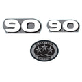 90 HP Horsepower Label Decal Sticker for Yamaha Outboard (4 Stroke)