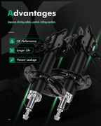 Front Shocks Struts Assembly for Nissan Altima Maxima (2002–2008)