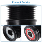Set of 1 Alternator Freewheel Clutch Pulley for Infiniti Q50 2.0T (2016–2017)