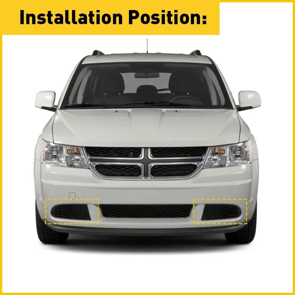 Fog Light Bezel Lamp Cover for Dodge Journey (2011–2020) EPY