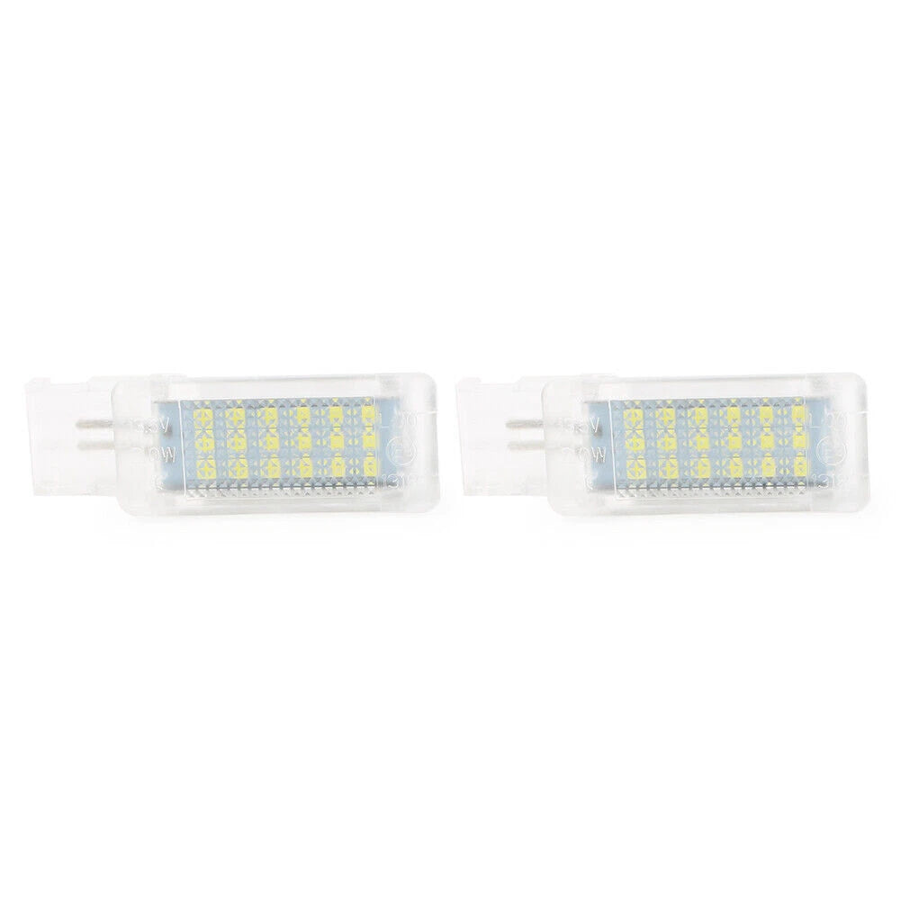 2X White LED Footwell Light Lamp for VW Skoda Passat Jetta