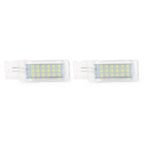2X White LED Footwell Light Lamp for VW Skoda Passat Jetta
