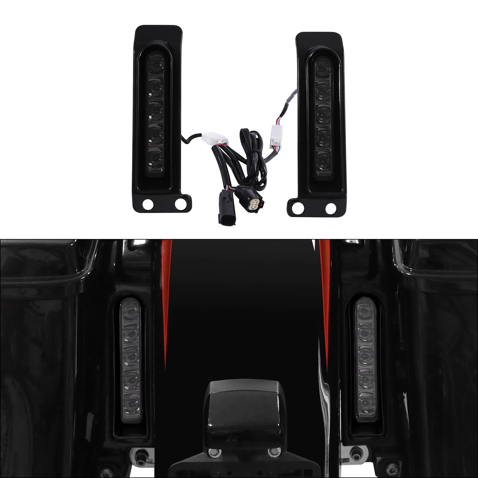 LED Saddlebags Inserts for Harley Road Glide King (2014–2023)