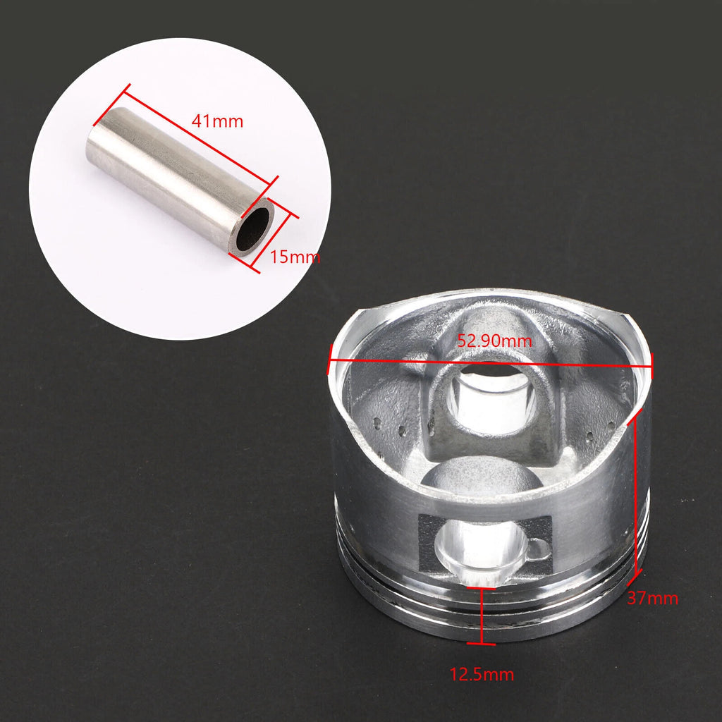 Piston Ring Pin Clip Kit +0.50 for Yamaha BWS Zuma Cygnus X 125 (2004–2020)