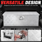 Recessed Side Handle Aluminum Tool Box for Universal Use (77cm x 33cm x 26cm)