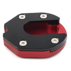 Red Kickstand Side Stand Enlarger Pad for Honda Forza 125 250 300 350 (2018–2021)