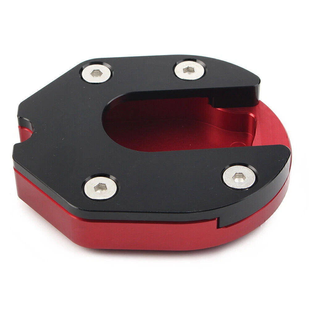 Red Kickstand Side Stand Enlarger Pad for Honda Forza 125 250 300 350 (2018–2021)