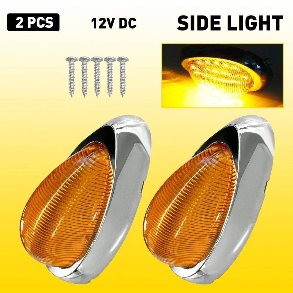 LED Side Marker Light for Freightliner Sleeper Cab Truck (Universal)