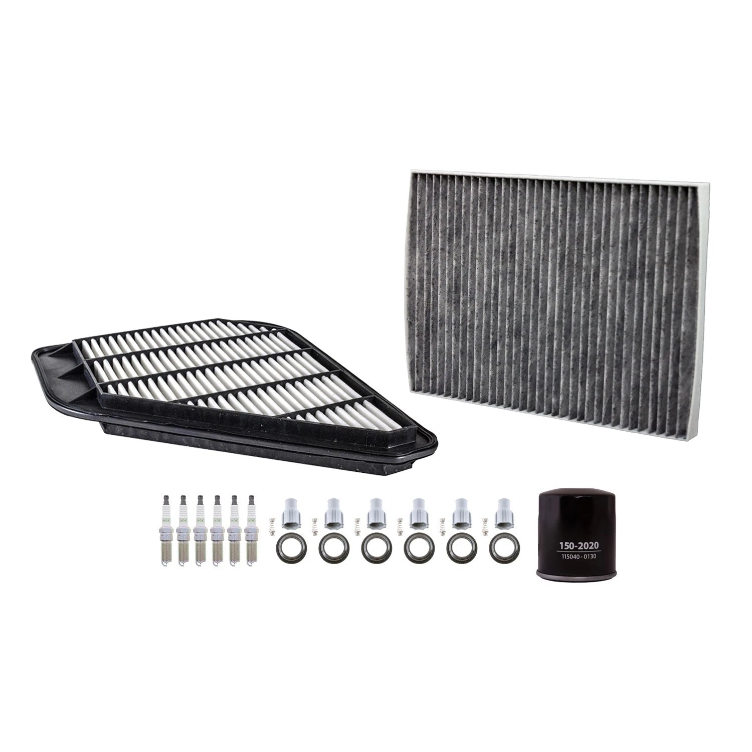 Tune Up Kit with NGK 6 Spark Plugs & Boots for Acadia Enclave Traverse (2007–2017)