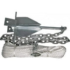 BLA Sand Anchor Kit 8lb with 30m Rope for Marine Boating (146017)