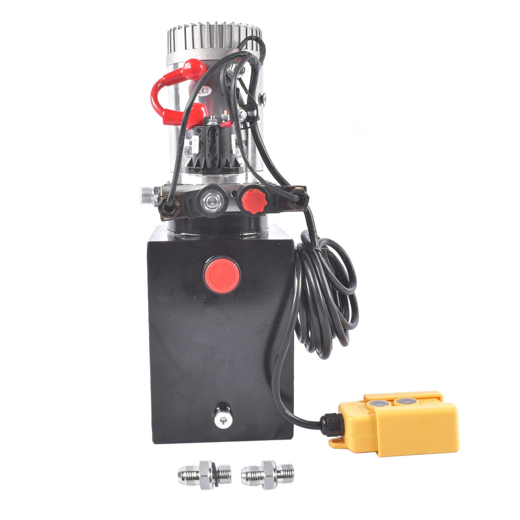 2X 12V 2.1HP Hydraulic Pump for Dump Trailer