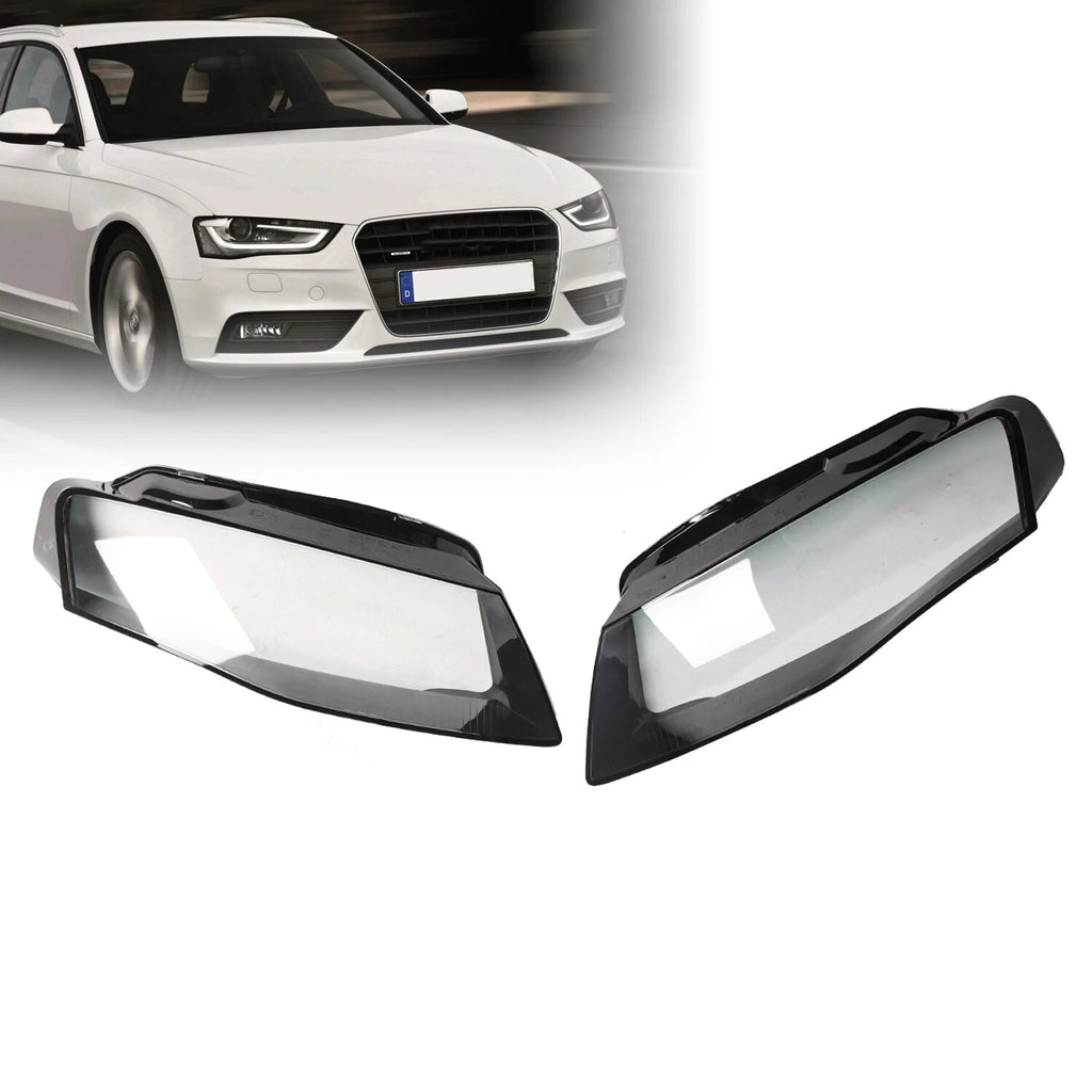 Headlamp Cover Pair for Audi A4 B8 (2009–2012)
