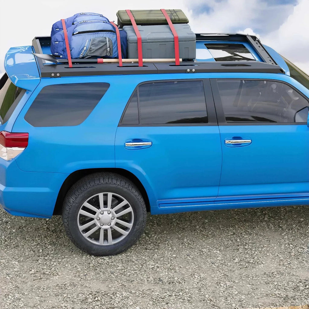 Powder Coated Roof Rack Cargo Carrier Basket for Toyota 4Runner (2010–2024)