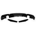 3 x Glossy Black Rear Splitter Lip for BMW 3-Series F30 F31 F35 M-Sport (2012-2019)