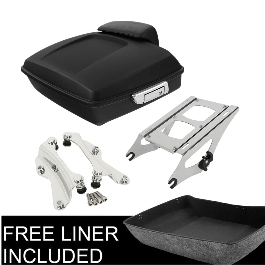 Chopped Trunk Pad Rack for Harley Touring Electra Road Glide (2014–2025)