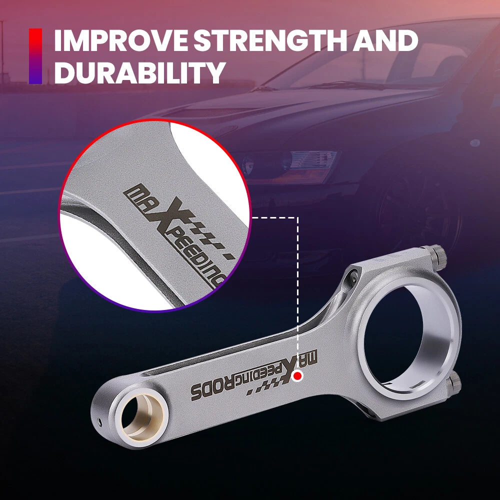 4x H-Beam Connecting Rods for Austin Mini Cooper S 1275 A-Series (2000–2000)