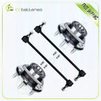 Set of 4 Wheel Bearing Hub Sway Bar Link for Chevrolet Traverse (2009–2014)