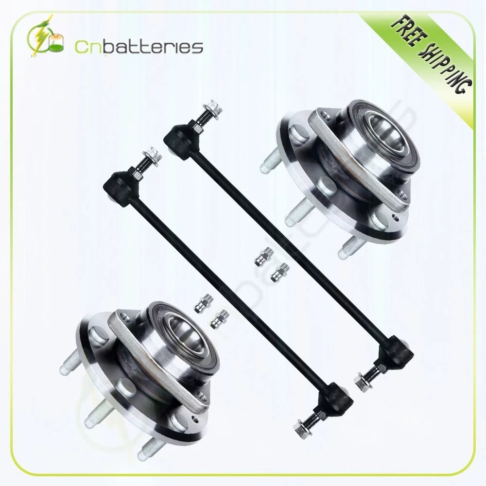 Set of 4 Wheel Bearing Hub Sway Bar Link for Chevrolet Traverse (2009–2014)