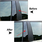 Pillar Post Set Door Window Trim Covers for Honda Odyssey (2011-2017)