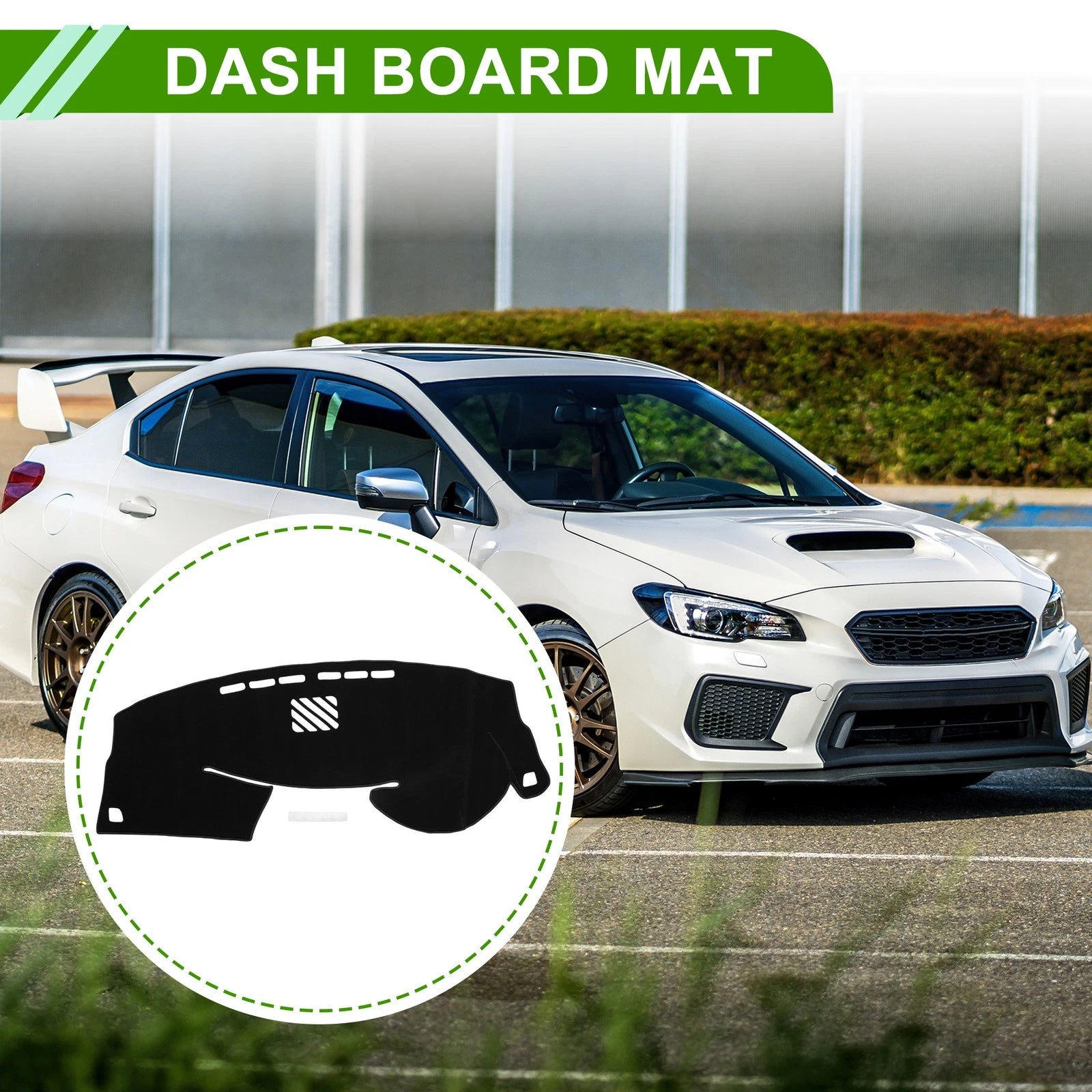 Set of 1 Dashboard Cover Mat for Lexus RX 10 Series RX350 RX450h RX270 Black
