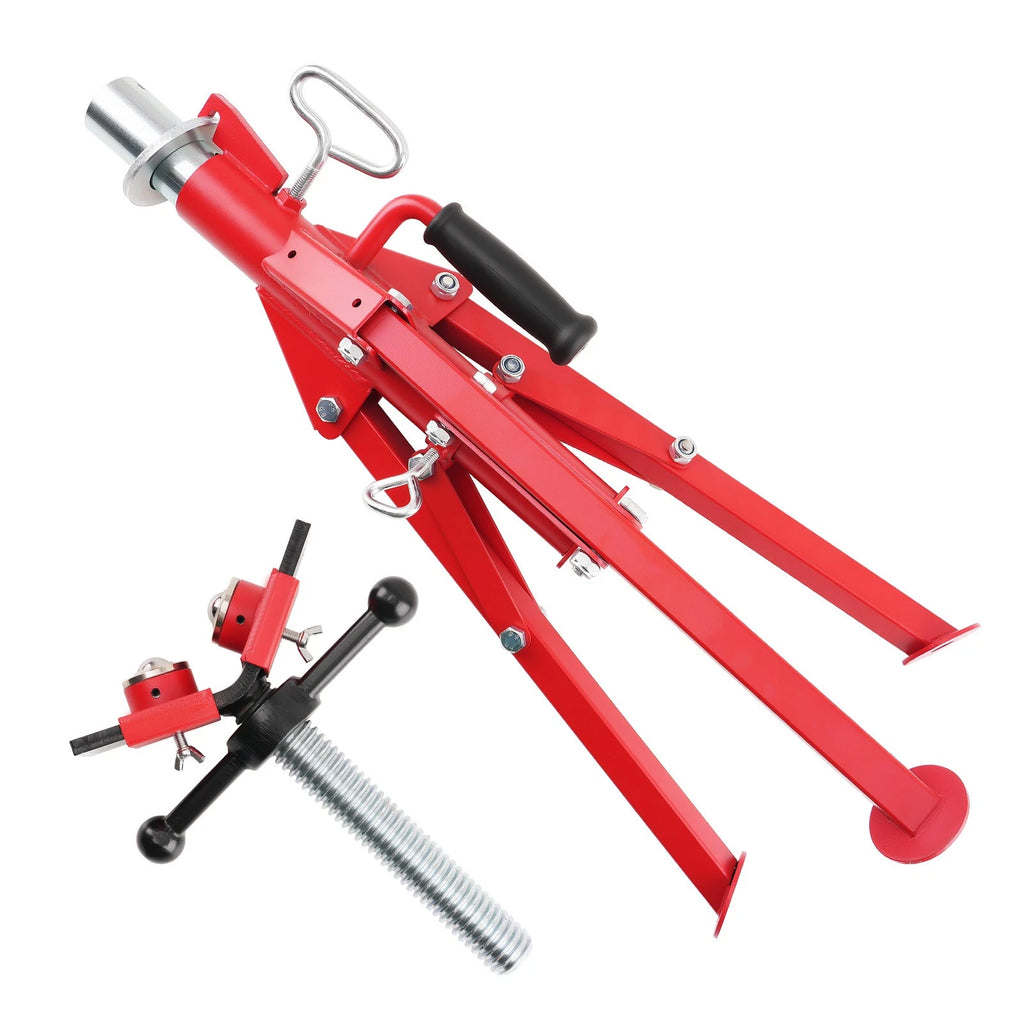 Adjustable Ball Transfer Pipe Jack Stand for Welding Support (24-42in)