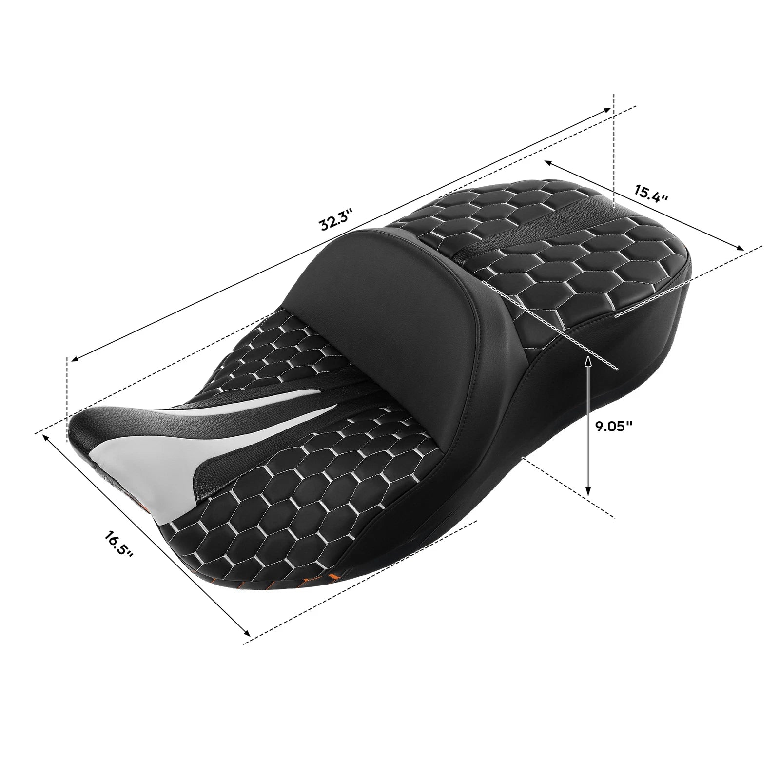 Gel Seat for Harley Touring Street Glide (2009–2023)