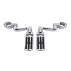 32mm Adjustable Footpeg Peg Mount Kit for Harley (Fit 1 1/4" Highway Bar)