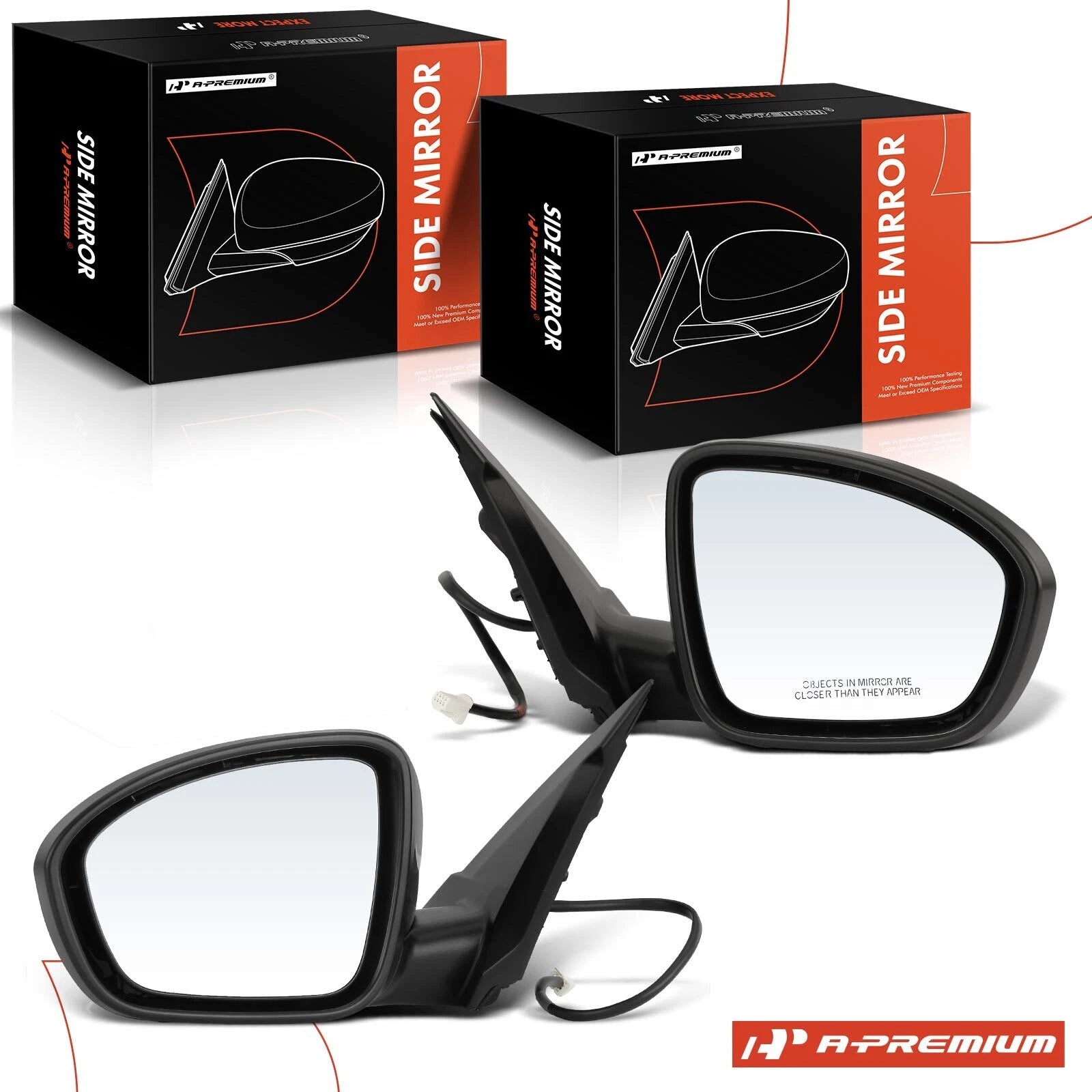 2X Power Adjust Mirrors with Power Folding for Nissan Altima (2019–2023)