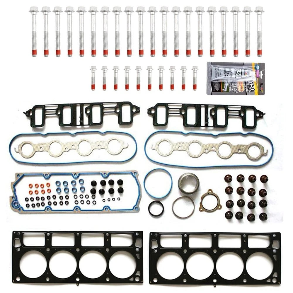 Head Gasket Set w/ Bolts for GMC Sierra 2500/3500 HD (2007–2011) 6.0L VIN"K"