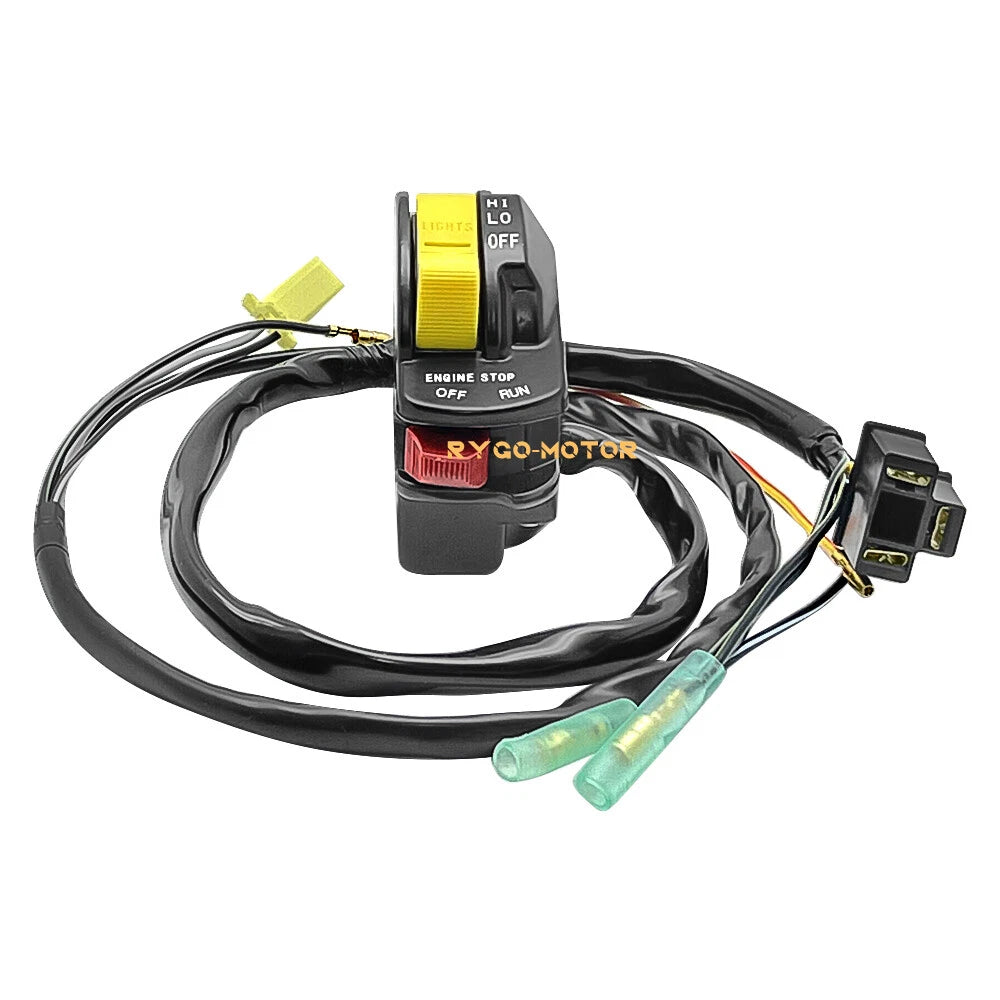 Handlebar Kill Stop Headlight Switch for Suzuki LT250R QuadRacer 250 (1987–1992)