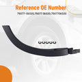 Fender Wheel Arch Molding for Toyota Highlander (2014–2019) Rear Right 75077-0E020