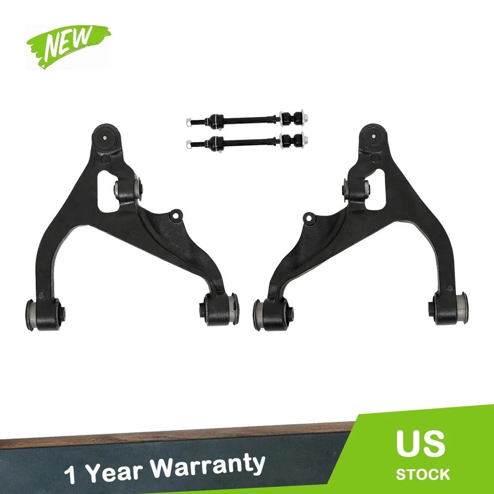 Set of 4 Front Lower Control Arms with Ball Joints for Ram 1500 (2013–2018)