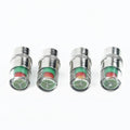 4x Valve Tyre Cap Dust Monitor Tire Pressure 38-32-36 PSI Sensor for Car Auto