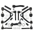 Set of 4 Control Arms Tie Rods Sway Bar for Ford F-150 F-250 Expedition