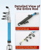 Fishing Rod for Boat Rock Fishing (31cm Collapsed)