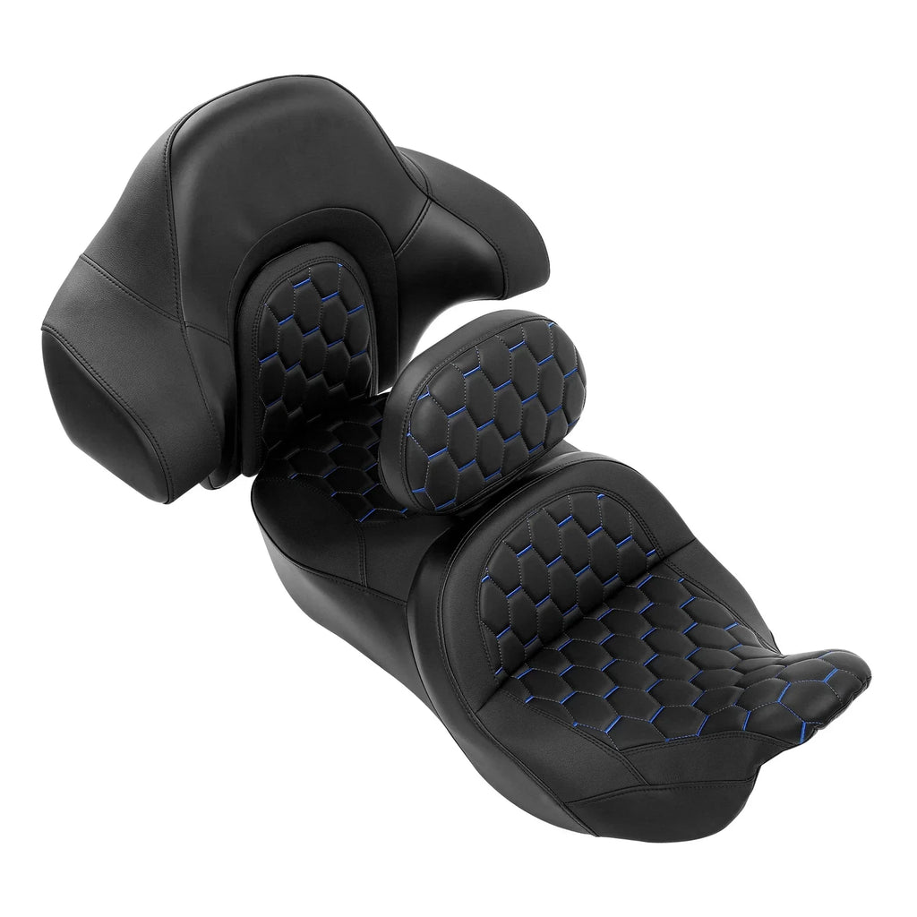 Driver Passenger Seat & Backrests for Harley Road Electra Glide (2014-2023)