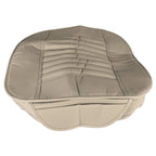 Beige PU Car Front Seat Mat Cushion